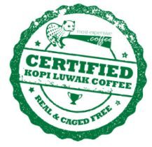 Certifid kopi luwak coffee